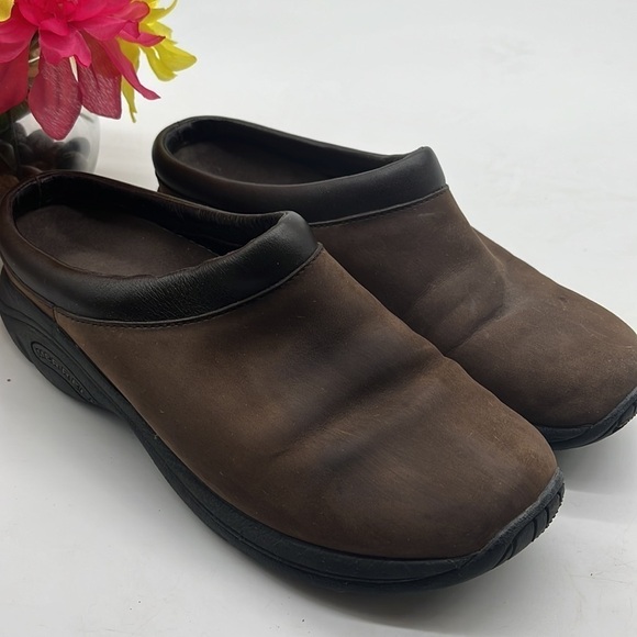 Merrell Brown Suede Performance Mule Clog Sz 8.5. MR1162 - Picture 2 of 9